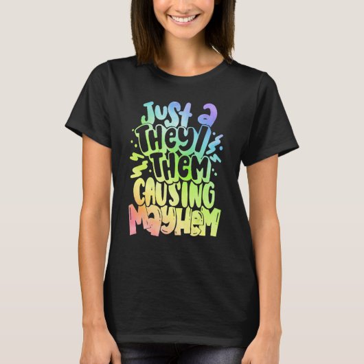 T-shirt Juste Comme Ils Sortent Causant Puissent-Eux (Devant)