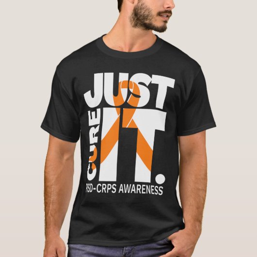 T-shirt Juste Cure Rsd Crps Sensibilisation Ruban Blanc Te (Devant)