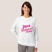 T-shirt Juste danse - rose (Devant entier)