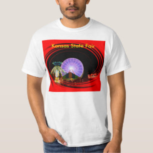 T-shirt juste de tour d'état du Kansas