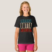 T-shirt Juste devant Columbus Ohio OH USA (Devant entier)