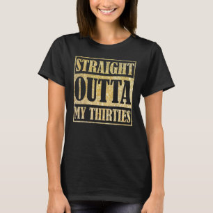 T-shirt Juste devant ma trentaine drôle 30e anniversaire G