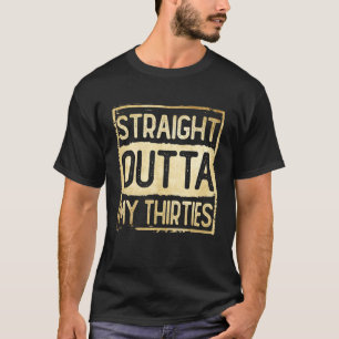 T-shirt Juste devant ma trentaine drôle 30e anniversaire V