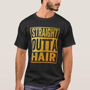 T-shirt Juste En Dehors Cheveux Drôle Garçons De Bald