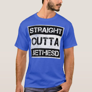 T-shirt Juste En Dehors De Bethesd Maryland Vintage Trouvé