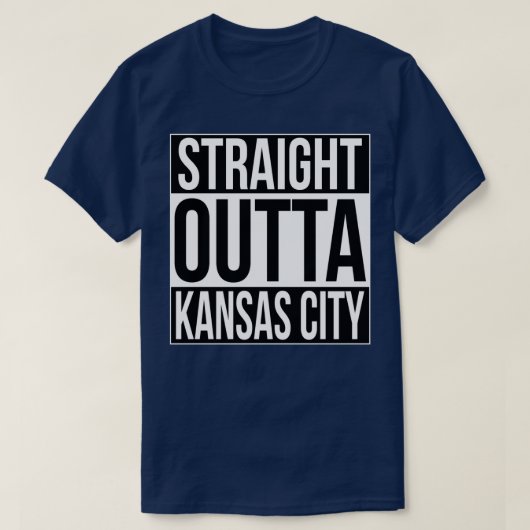 T-shirt Juste En Dehors De Kansas City (Design devant)