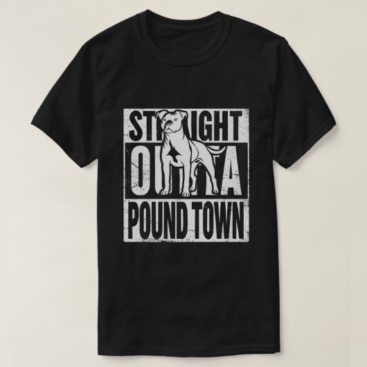 T-shirt Juste En Dehors De Pound Town Shirt (Design devant)