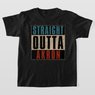 T-shirt Juste En Face D'Akron Ohio OH