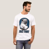 T-shirt Juste Fart Doggie (Devant entier)