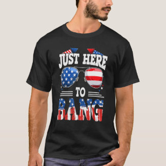 T-shirt Juste Ici Pour Bang 4 juillet Fireworks Director 1