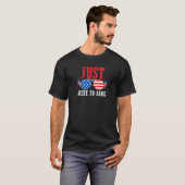 T-shirt Juste Ici Pour Bang America (Devant entier)