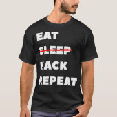 T-shirt Juste Ici Pour Le Hacking Coding Swag Hackathon (Devant)