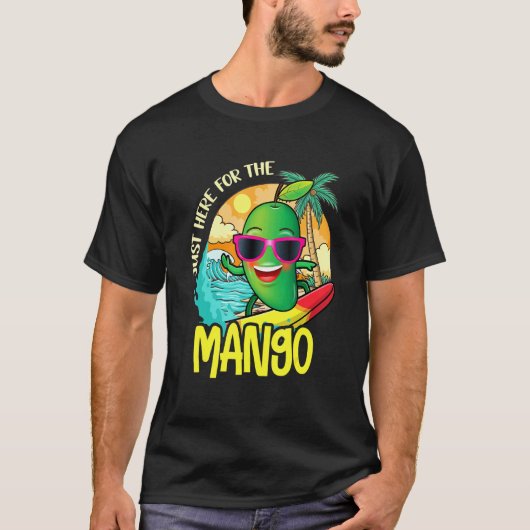 T-shirt Juste Ici Pour Le Mango Fruit Été Mango 1 (Devant)