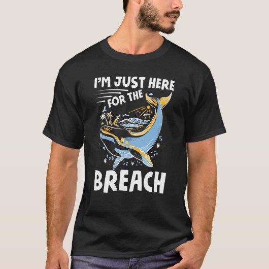 T-shirt Juste Ici Pour Le Refus (Devant)