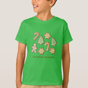 T-shirt Juste ici pour les cookies