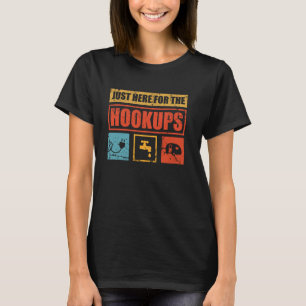 T-shirt Juste Ici Pour Les Hookups Drôle Camping RV Lover