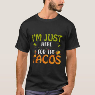 T-shirt Juste Ici Pour Les Tacos 4 juillet