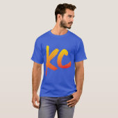 T-shirt Juste KC rouge fondu (Devant entier)