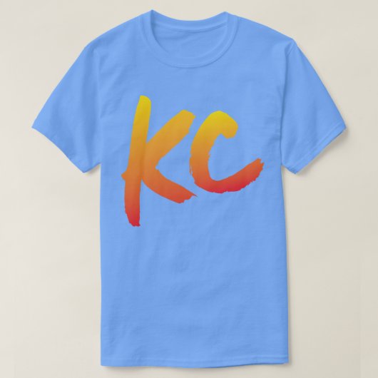 T-shirt Juste KC rouge fondu (Design devant)