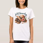 T-shirt Juste la plage (Devant)