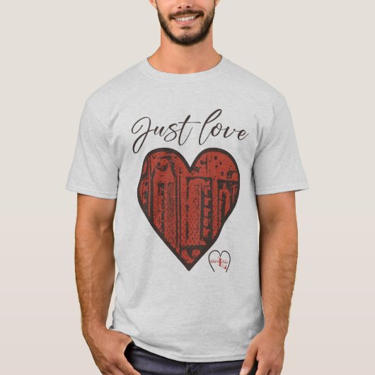 T-shirt Juste l'amour (Devant)