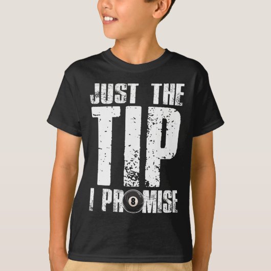 T-shirt Juste Le Conseil Je Promets Billard Funny 8 Ll Poo (Devant)