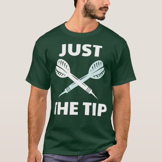 T-shirt Juste le conseil Please Darts Shirt Dart Player Te (Devant)