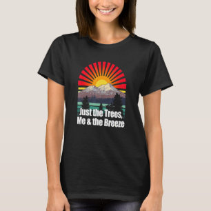 T-shirt Juste Les Arbres Moi Le Breeze Camper Introvert Ca