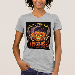 T-shirt Juste l'extrémité prémisse Halloween Citrouille Co