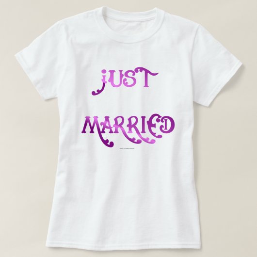 T-shirt Juste marié (Design devant)