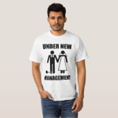 T-shirt Juste Marié, Sous La Nouvelle Direction (Devant entier)