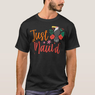 T-shirt Juste Maui Hawaii Lune de miel Hubby Wifey Matchin