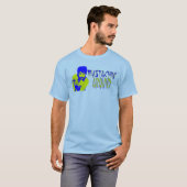 T-shirt Juste Mustachin autour (Devant entier)