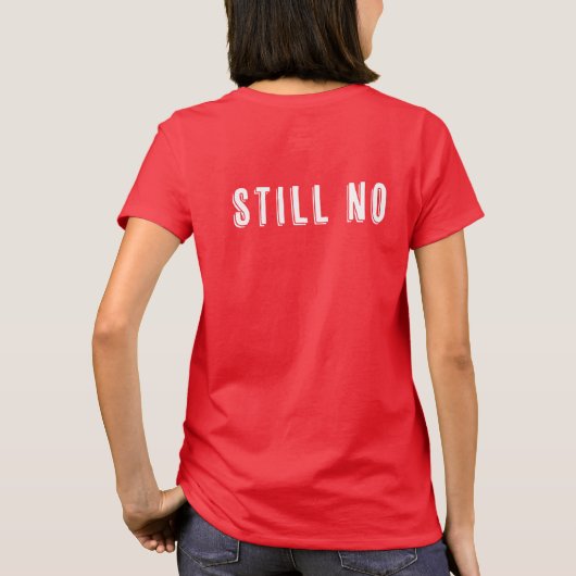 T-shirt Juste non (Dos)
