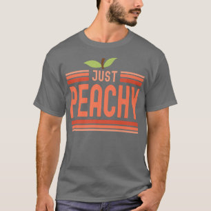 T-shirt Juste Peacht mignonne adorable tourbe d'été Peach 