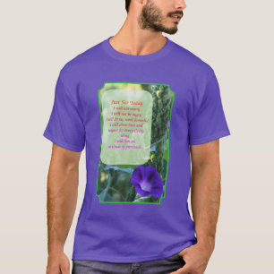 T-shirt Juste pour aujourd'hui Morning Glory Inspirational