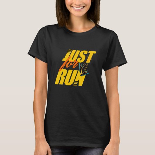 T-shirt Juste Pour Exécuter Runner (Devant)