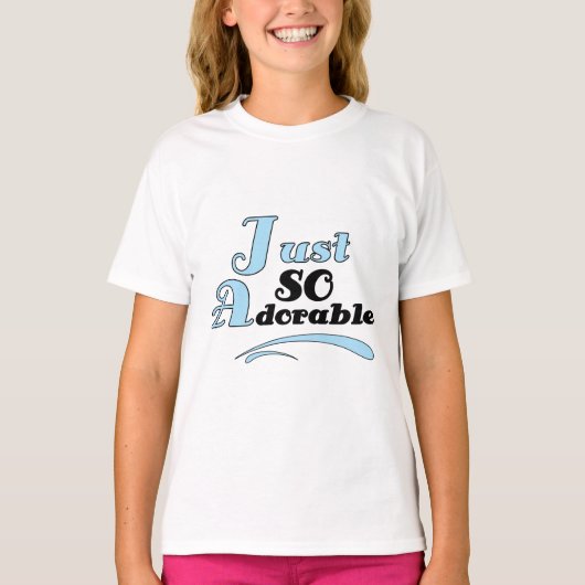 T-shirt Juste si adorable (Devant)