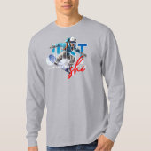 T-shirt Juste Ski | Manches longues pour hommes (Devant)