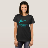 T-shirt Juste soigner la prise de conscience PCOS It (Devant entier)