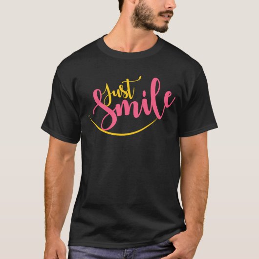 T-shirt Juste sourire (Devant)