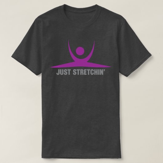 T-shirt Juste Stretchin Abstrait Stretch Pose 2 (Design devant)