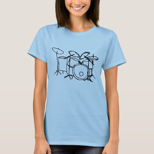 T-shirt Juste tambours (Devant)
