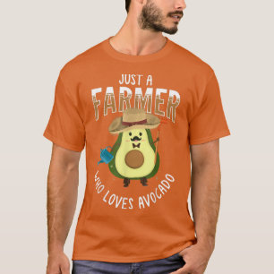 T-shirt Juste Un Agriculteur Qui Aime L'Avocado, Guacamole