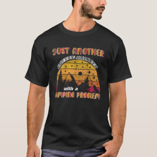 T-shirt Juste un autre buveur de café avec un problème de