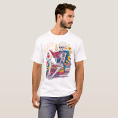 T-shirt Juste Un Chapitre De Plus Skeleton Lecteur De Lect (Devant entier)
