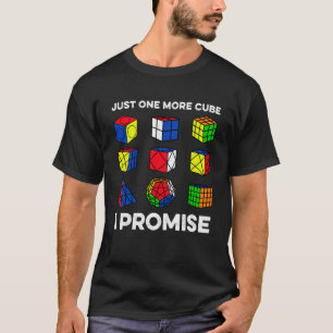 T-shirt Juste Un Cube De Plus Je Promets Speedcubing Speed