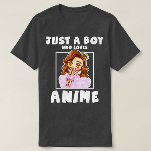 T-shirt Juste un garçon qui aime (Design devant)