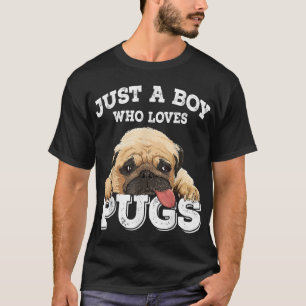 T-shirt Juste un garçon qui aime Carlins Drôle Carlin Love