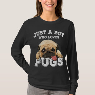 T-shirt Juste un garçon qui aime Carlins Drôle Carlin Love